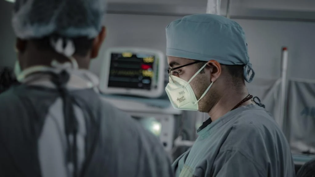 Medical team at work